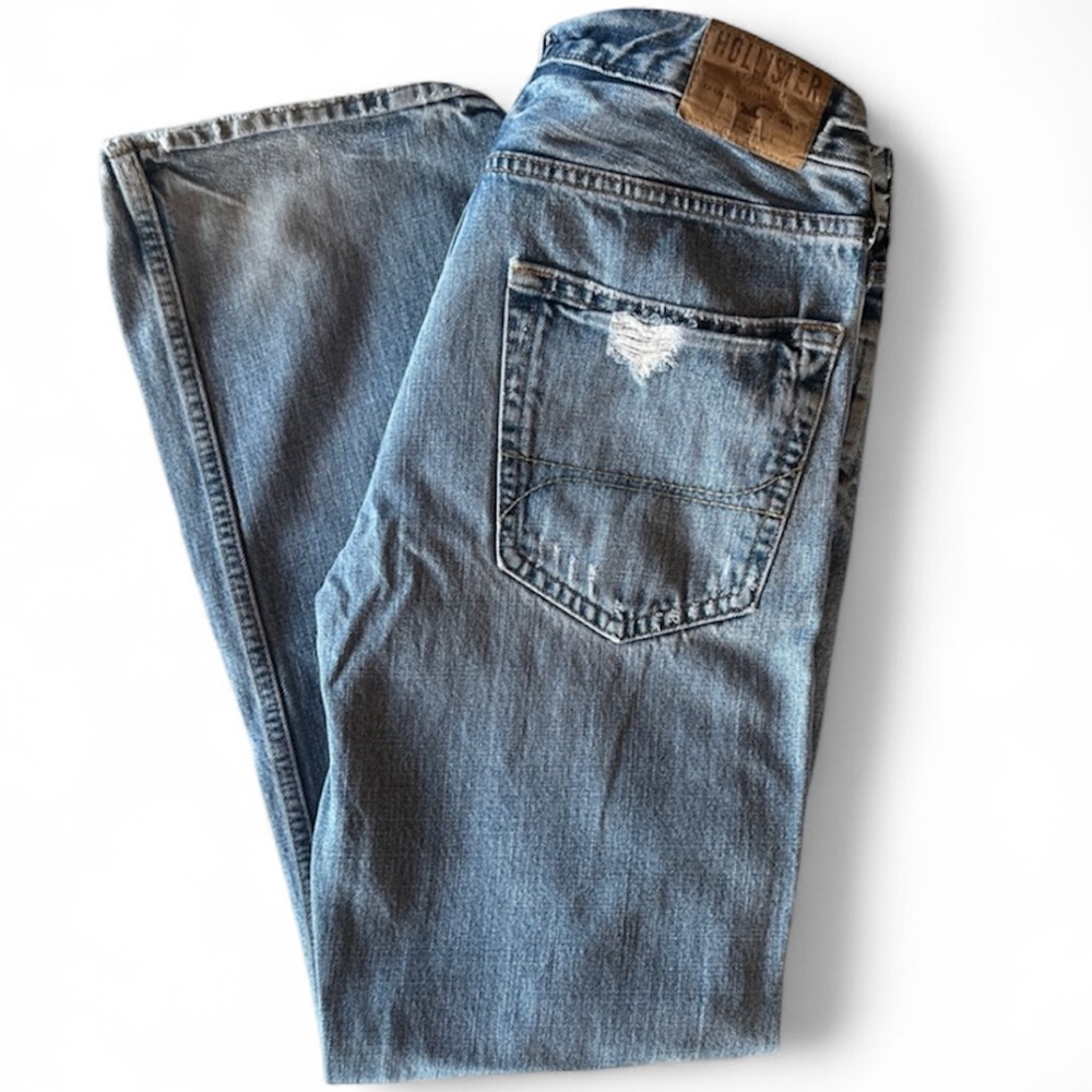 Hollister Men's Light Blue Denim Jeans
Hermosa low rise boot 32/32